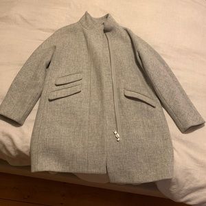 J. Crew Petite Cocoon Coat Italian wool